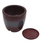 Vaso Fibra Amsterda 27x28cm Vermelho