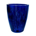 Vaso Fibra Amsterda 29x44cm Azul