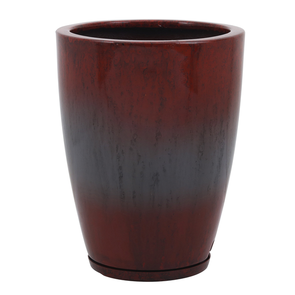 Vaso Fibra Amsterda 29x44cm Vermelho