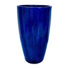 Vaso Fibra Amsterda 35x65cm Azul