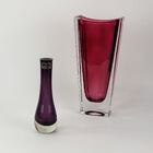 Vaso Fino De Murano Importado Para Flores / Decoração - Roxo