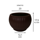 Vaso Flora 23x17cm Argila
