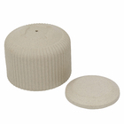 Vaso Plástico Flora Areia 30x22cm com Prato Naterial