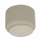 Vaso Plástico Flora Areia 30x22cm com Prato Naterial