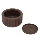 Vaso Plástico Flora Argila 21x13cm com Prato Naterial