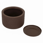 Vaso Plástico Flora Argila 30x22cm com Prato Naterial