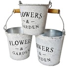 Vaso Floreira /  Balde De Alumínio