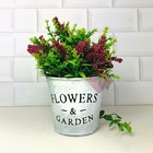 Vaso Floreira /  Balde De Alumínio