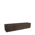 Vaso Floreira Cubo 80 x 20 cm Rusty Vasart