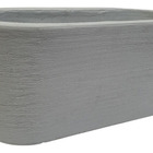 Vaso Floreira P/ Plantas 80cm Jardineira Grande Oval - Cinza