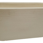 Vaso Floreira P/ Plantas 80cm Jardineira Grande Oval - Marrom