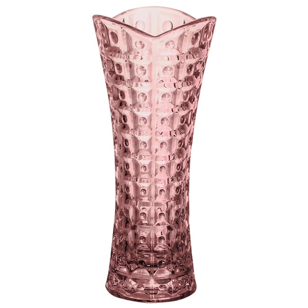 Vaso Floreiro Cristal Chevalier 8x18cm Rosa L Hermitage