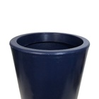 Vaso Flores Fino Polietileno Para Decoração 52x26cm Preto