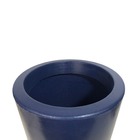 Vaso Flores Fino Polietileno Para Decoração 60x28cm Azul
