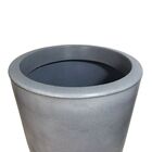 Vaso Flores Fino Polietileno Para Decoração 70x32cm Azul