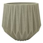 Vaso Geométrico Aresta (27x29) Cor Granito Areia Vasart