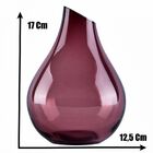 Vaso Gota Em Vidro Rose