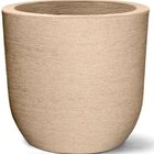 Vaso Grafiato Redondo 15 Areia