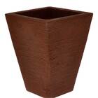 Vaso Grafiato Trapézio 35 (17l) Cor Ferrugem Nutriplan