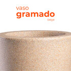 Vaso Gramado Bege Terrano