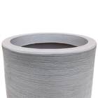 Vaso Grande para Plantas Decorativo 73x40cm Cinza