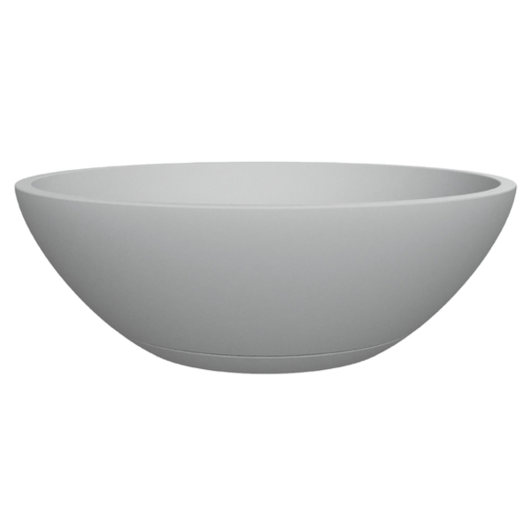 Vaso Indi 22 Cm Em Polietileno Concreto Tramontina