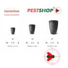 Vaso Infinity Cônico- Preto Nº 42