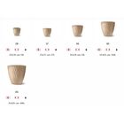 Vaso Infinity Redondo Tabaco 85cm Nutriplan