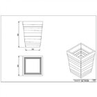 Vaso Italia Quadratto Japi Café