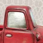 Vaso Jardim De Resina Vermelho Caminhonete