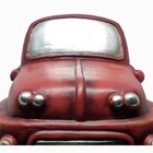 Vaso Jardim De Resina Vermelho Caminhonete