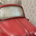 Vaso Jardim De Resina Vermelho Caminhonete