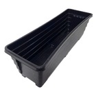 Vaso Jardineira De Chão 60cm Grande Plantas e Horta Preto