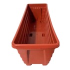 Vaso Jardineira De Chão Para Plantas E Horta 40cm Marrom