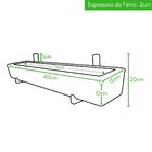 Vaso Jardineira de Planta Suporte Jardim Vertical 80cm Azul