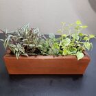 Vaso Jardineira Pequena Para Plantas e Flores 37cm Bege