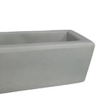 Vaso Jardineira Pequena Para Plantas e Flores 37cm Cinza