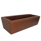 Vaso Jardineira Pequena Para Plantas e Flores 37cm Marrom