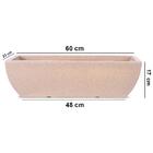 Vaso Jardineira Tamara Bege 60 Terrano