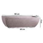 Vaso Jardineira Tamara Pedra 60 Terrano