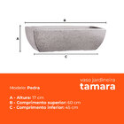 Vaso Jardineira Tamara Pedra 60 Terrano