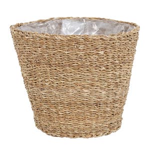 Cachepot Grande em Fibra Natural 31x37cm Natural Jip Ts Brasil | Leroy ...