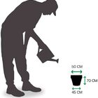 Vaso Karajá 70 Branco Mármore