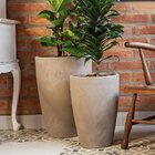 Vaso Liso Conico 30 Japi Preto Ardosia