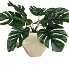 Vaso Luxo De Cerâmica Decorativo Com Pintura Craquelada