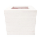 Vaso Madeira Rústico Com Borda Não É Segredo Branco Rodinha 4