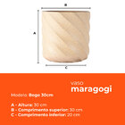 Vaso Maragogi Bege 30 Terrano