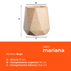 Vaso Mariana Bege Terrano