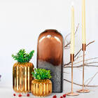 Vaso Marrom E Cinza Annoda P 26 Cm