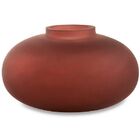 Vaso Marsala Em Vidro Mart 11467